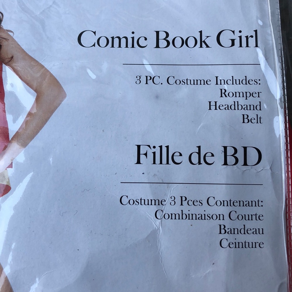 Comic Book Girl Adult Costume! New! - Picture 3 of 5